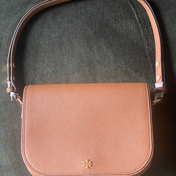 Tory Burch Women’s Set Crossbody AND Cardholder Wallet. Tan Brown. New. - Picture 3 of 11
